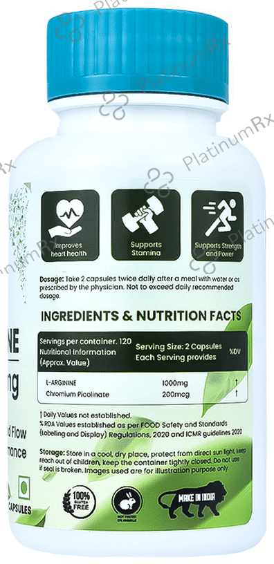 Sprowt L-Arginine 1000mg Capsule