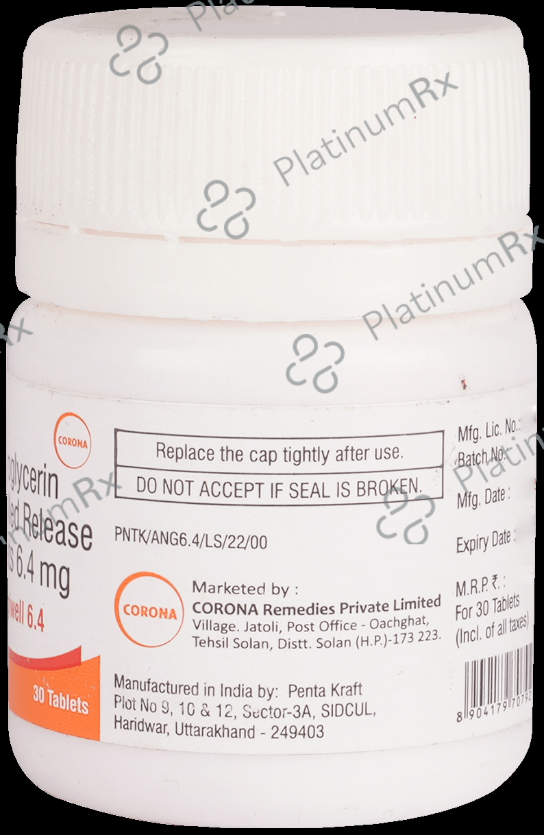 Angiwell 6.4mg Tablet 30s