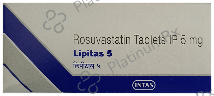 Lipitas 5mg Tablet 10 Tablet