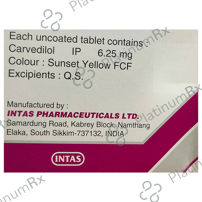 Carca 6.25 Tablet 10 Tablet