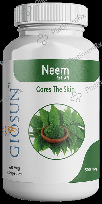 Giosun Neem 500mg Veg Capsule