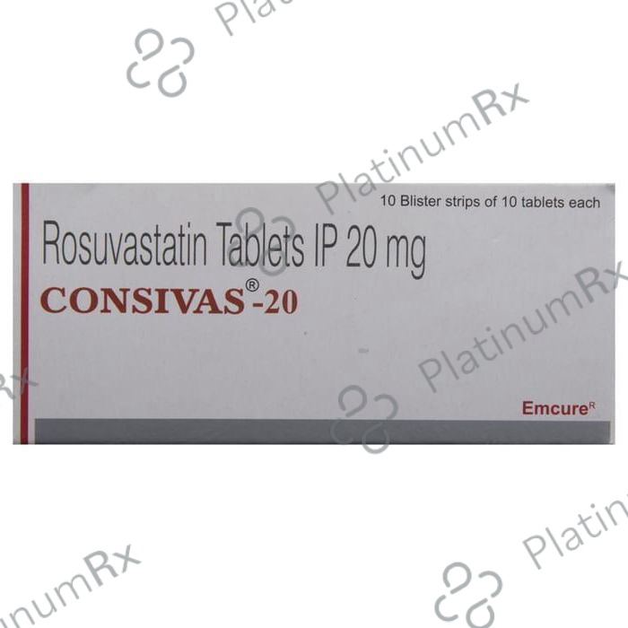 Consivas 20mg Tablet 10s