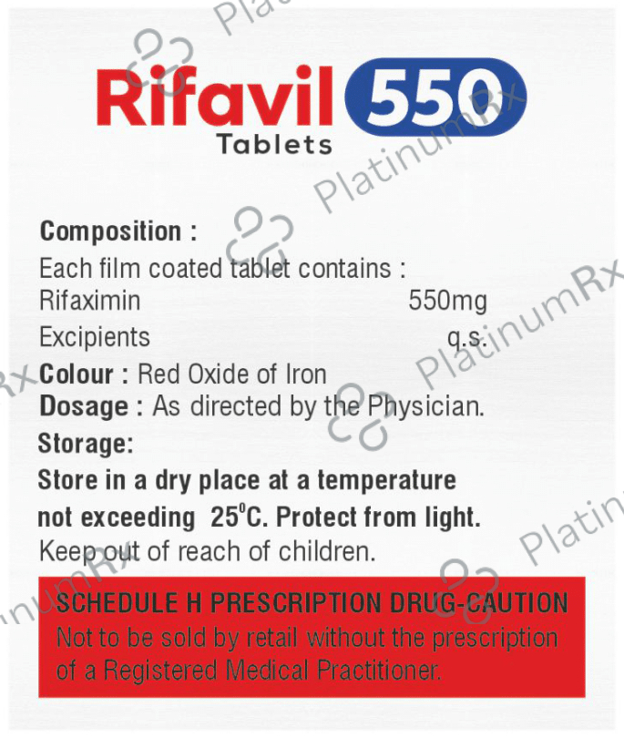 Rifavil 550mg Tablet