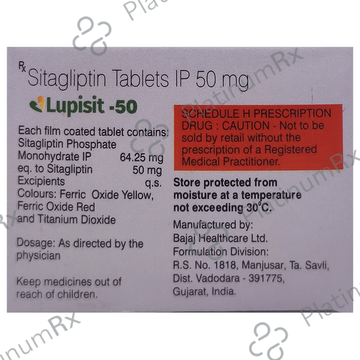 Lupisit 50mg Tablet 10s