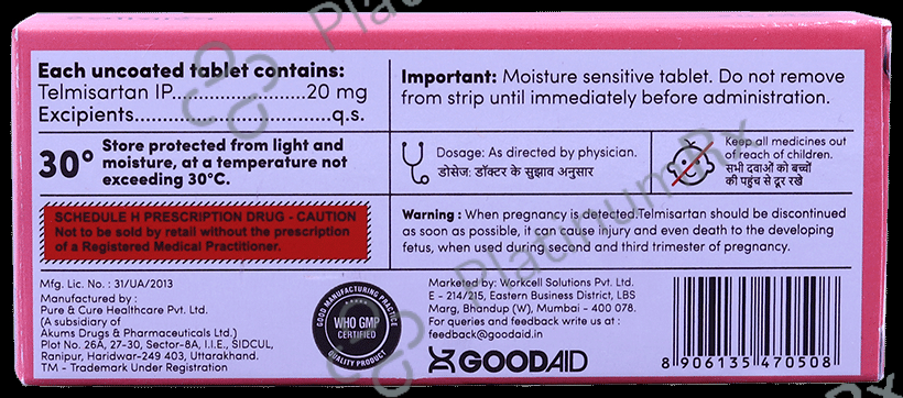 Aidsartan 20 Tablet