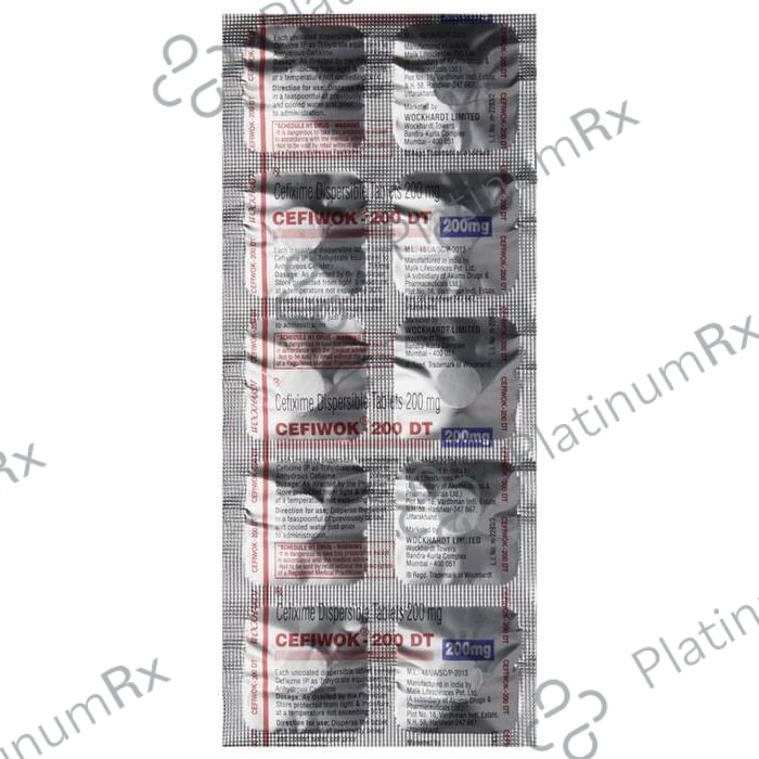 Cefiwok 200 DT Tablet