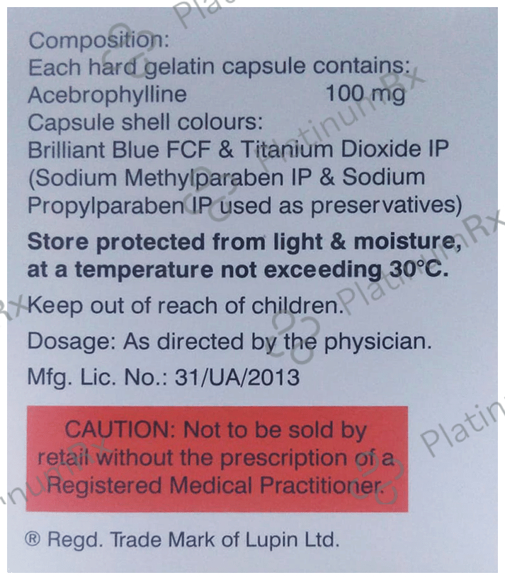 AB Flo 100mg Capsule 15s