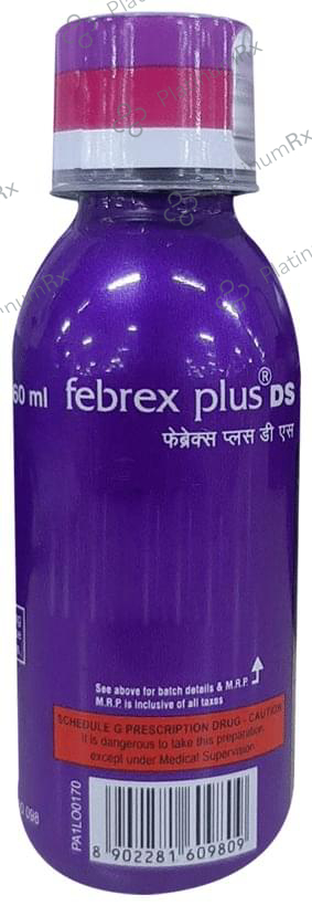 Febrex Plus DS Oral Suspension Delicious Orange