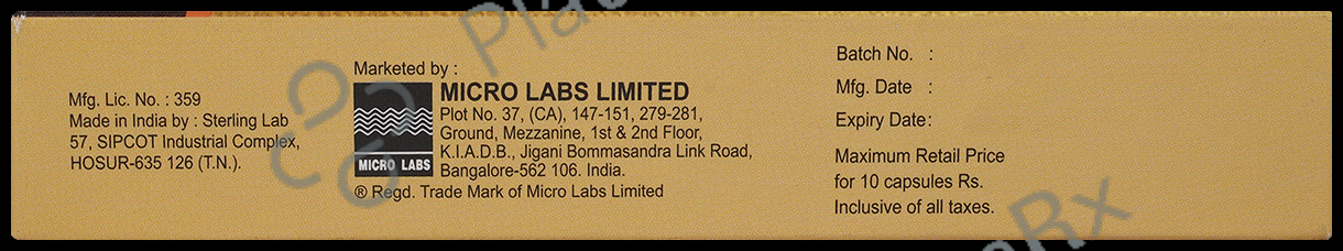 Avas Gold 75/20/75mg Capsule 10s