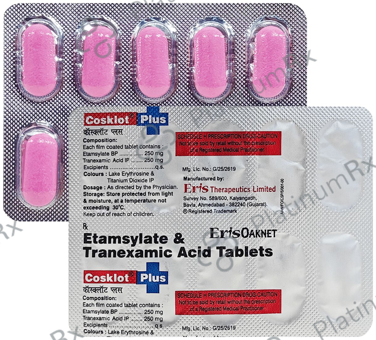 Cosklot Plus 250/250mg Tablet 10s
