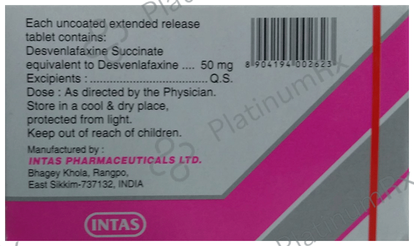 Ventab Dxt 50mg Tablet ER 10s
