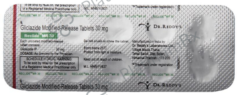 Reclide MR 30 Tablet 10 Tablet MR