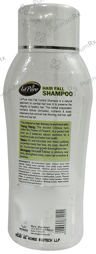 Wings Hair Fall Control Shampoo (Each 100ml) Neem & Bhringraj