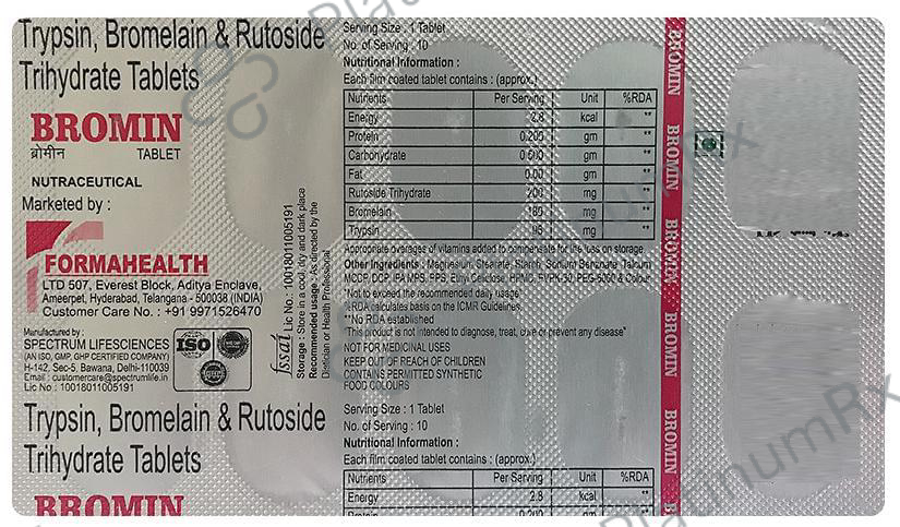 Bromin Tablet 10 Tablet Formahealth