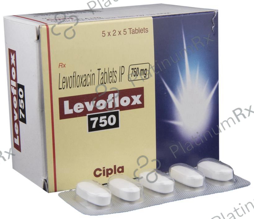 Levoflox 750mg Tablet 5s