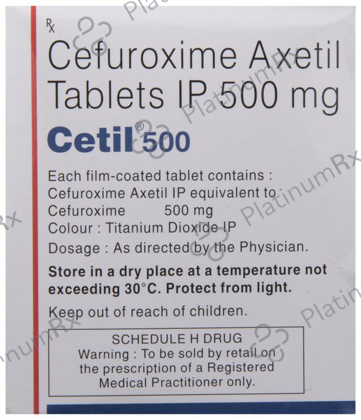 Cetil 500mg Tablet 10s