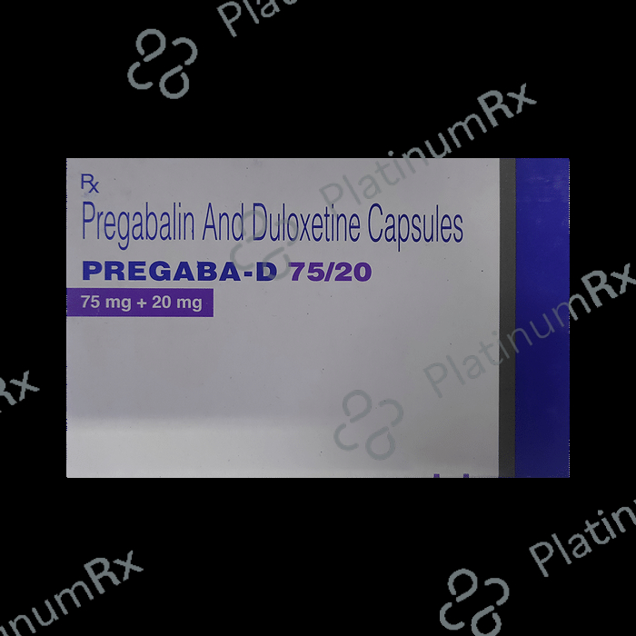 Pregaba D 75/20mg Capsule DR 10s