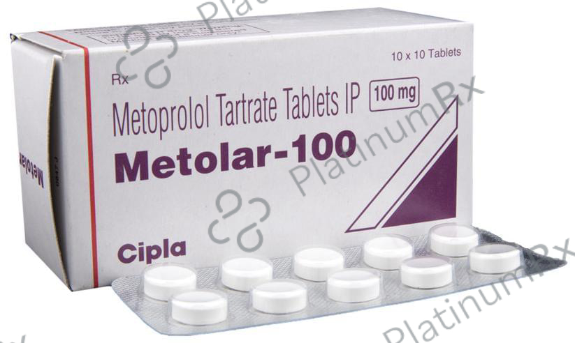 Metolar 100mg Tablet 10s
