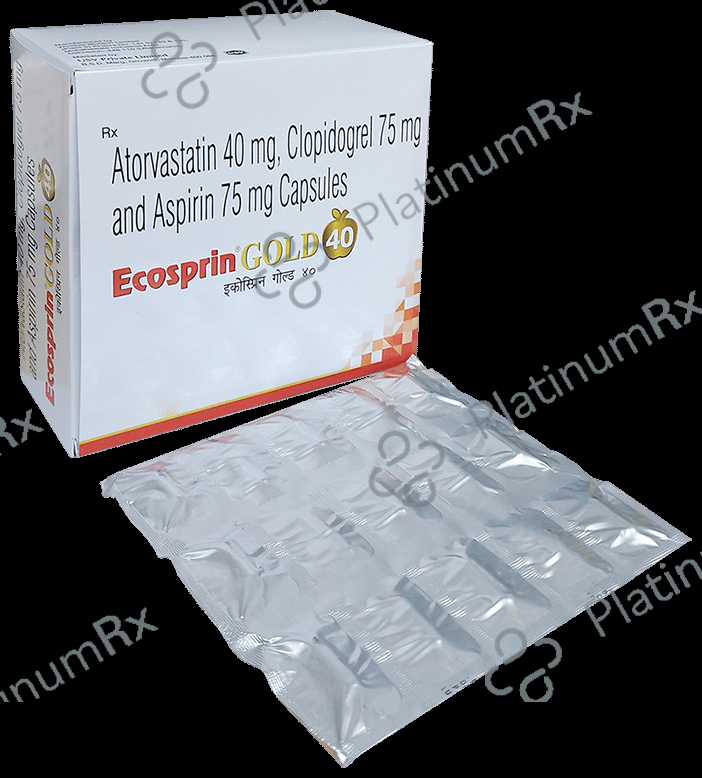 Ecosprin Gold 40/75/75mg Capsule 15s