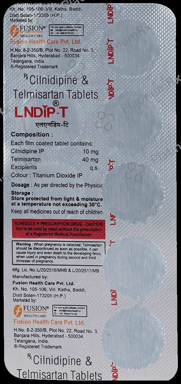 Lndip T 10/40mg Tablet 10s