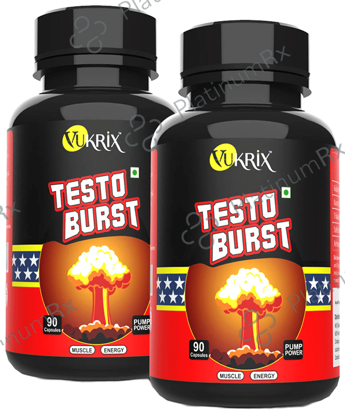 Vukrix Testo Burst Capsule 90 capsules