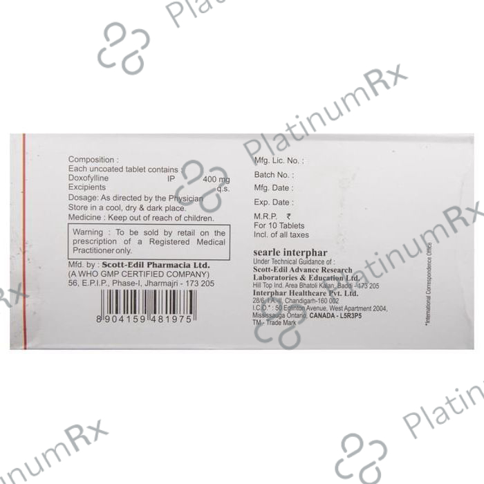 Doxofyl 400 Tablet
