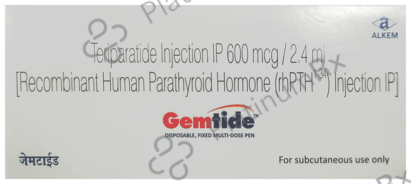 Gemtide 600mcg Injection 1s