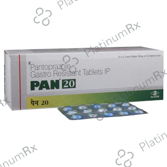 PAN 20mg Tablet 15s