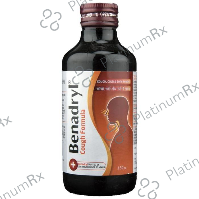 Benadryl 14.08/138/57.03mg Syrup 150ml