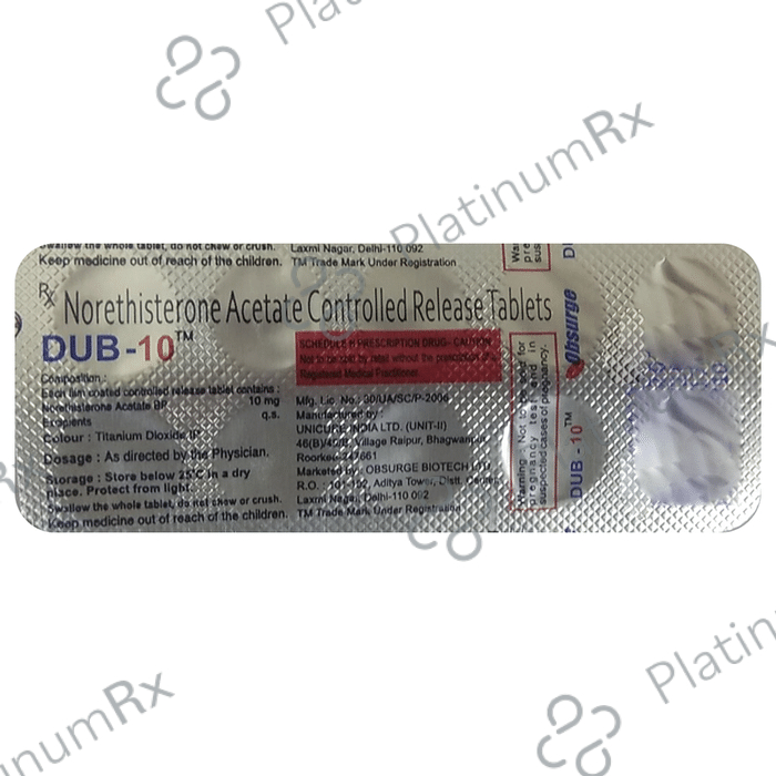 DUB 10 Tablet CR