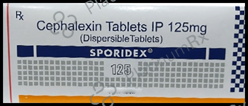 Sporidex 125mg Tablet DT 10s