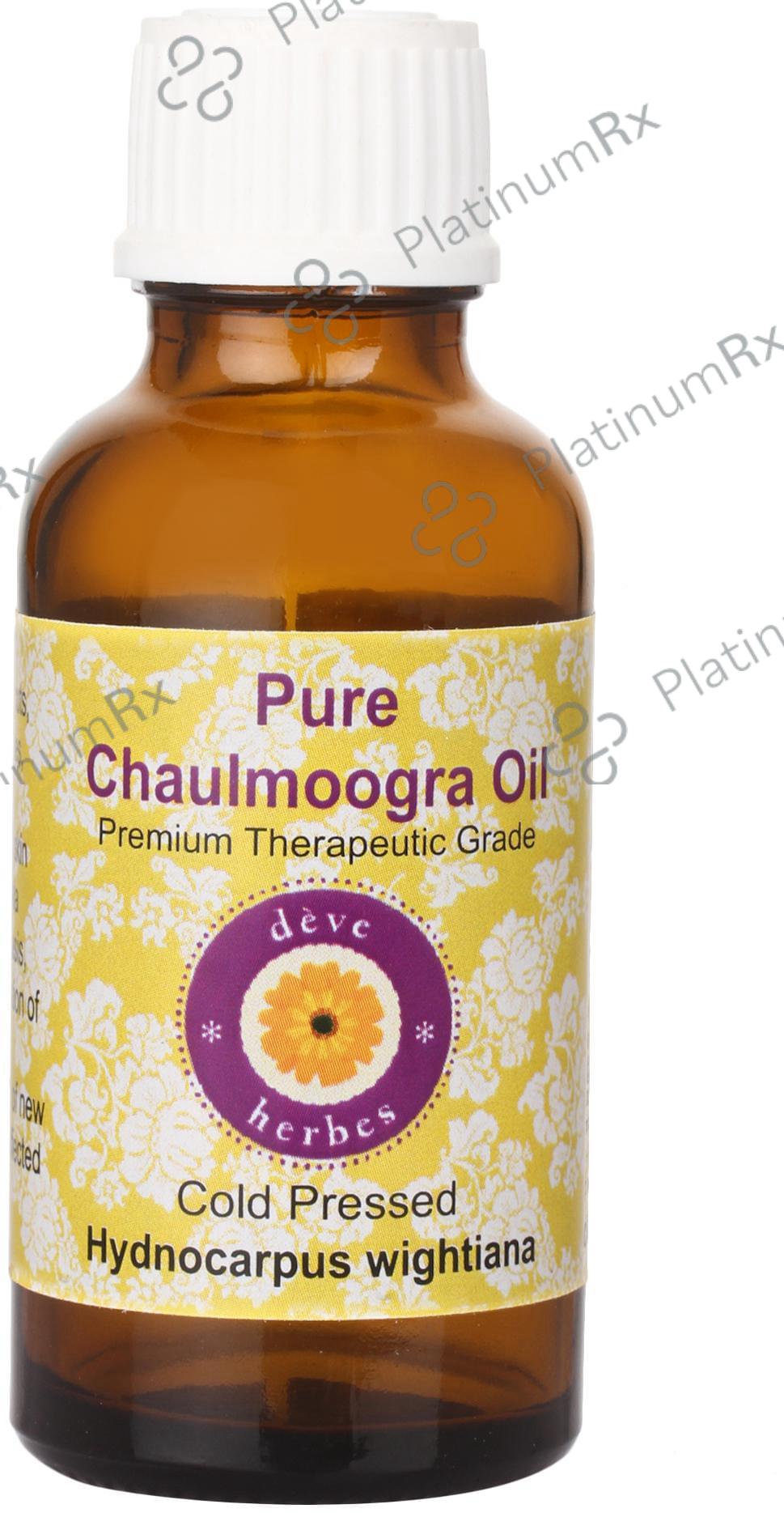Deve Herbes Pure Chaulmoogra/Hydnocarpus Wightiana Oil 30 ml