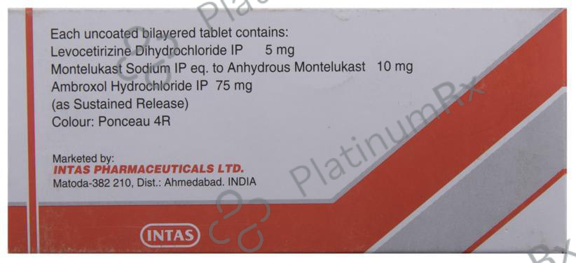 Lukotas HD 75/5/10mg Tablet SR 10s