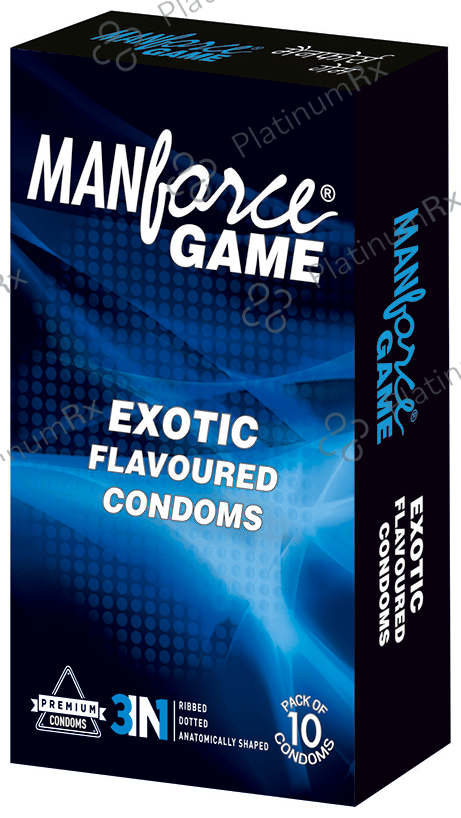 Manforce Game Exotic Flavoured Condom 10 condoms