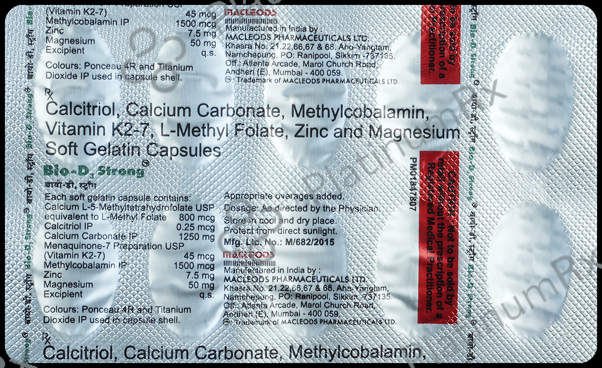 Bio D3 Strong Soft Gelatin Capsule 10s