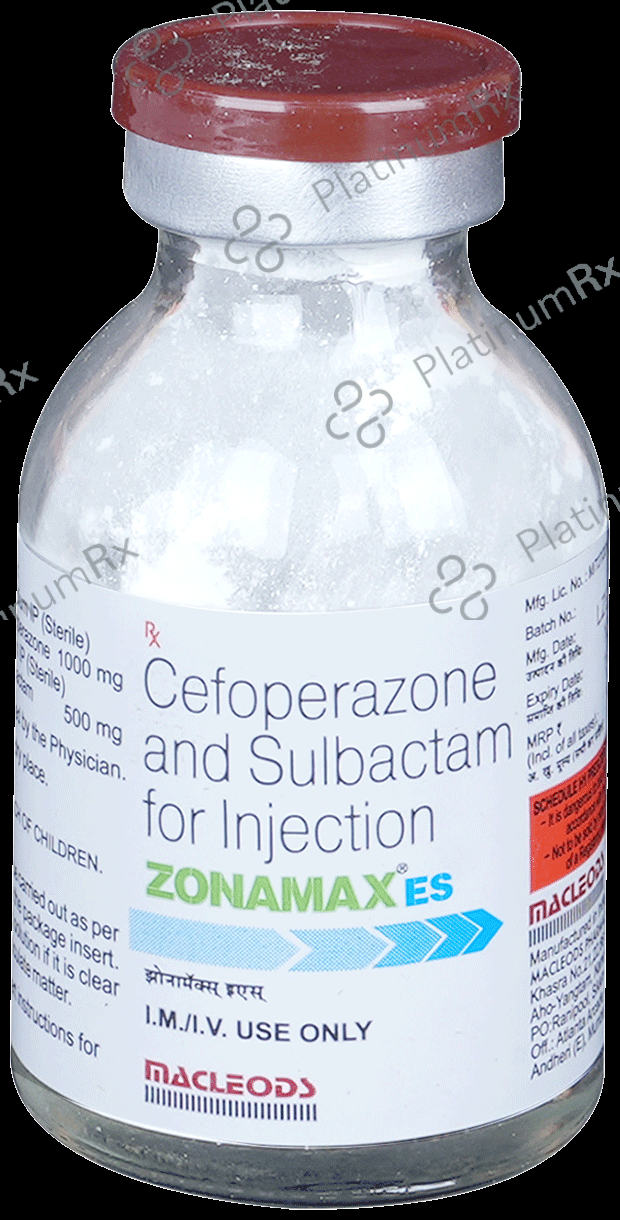 Zonamax ES 1000 mg/500 mg Injection