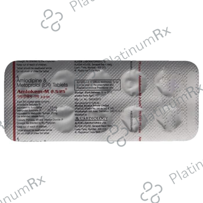 Amlokem M 2.5/25 Tablet