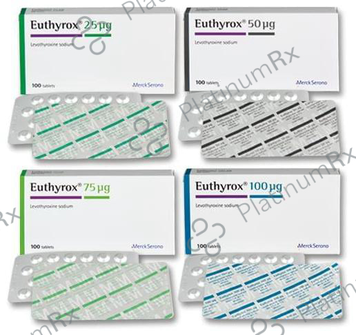 Euthyrox 25mcg Tablet 100s