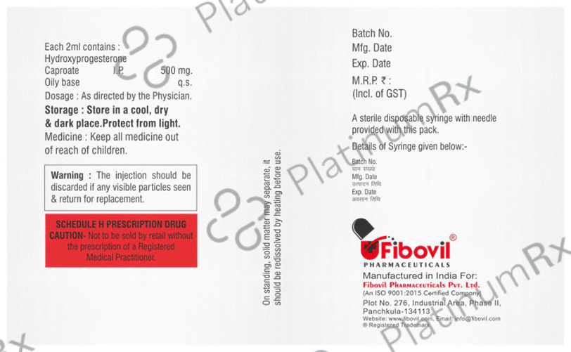 Fibogest H 500mg Injection