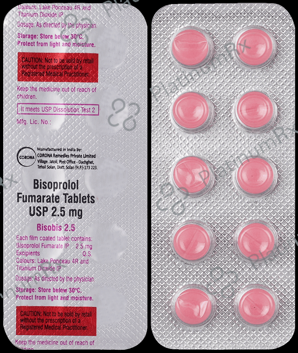 Bisobis 2.5mg Tablet 10s
