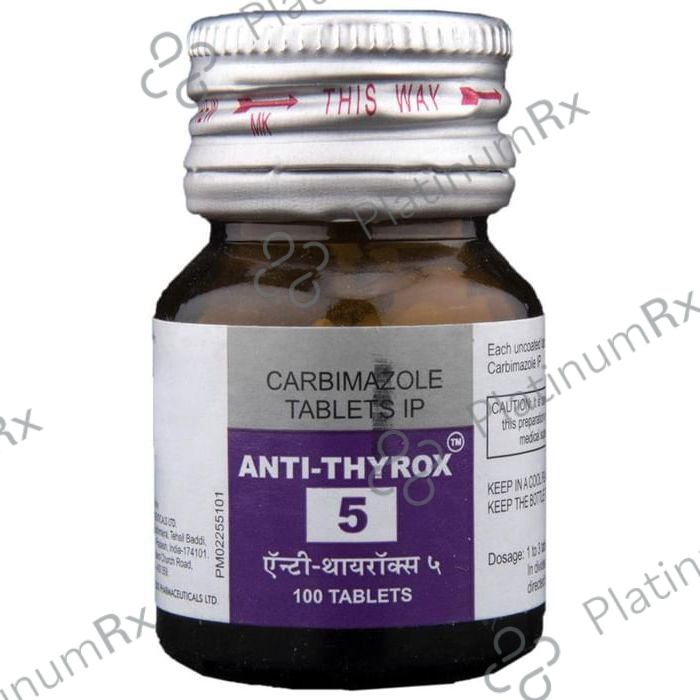 Anti Thyrox 5mg Tablet 100s