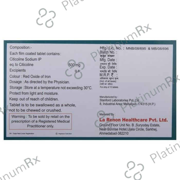Colihenz 500mg Tablet 10s