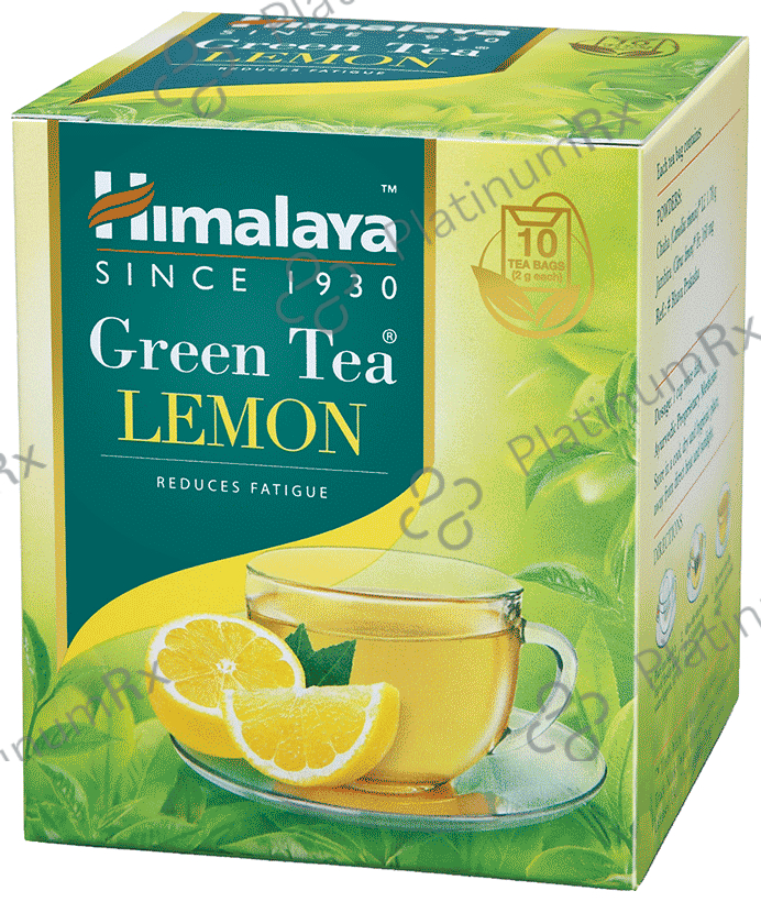 Himalaya Green Tea Sachet (2gm Each) Lemon 10 Sachets