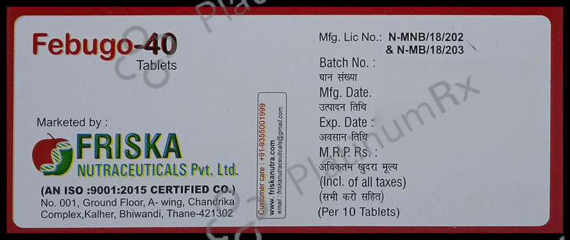 Febugo 40 Tablet