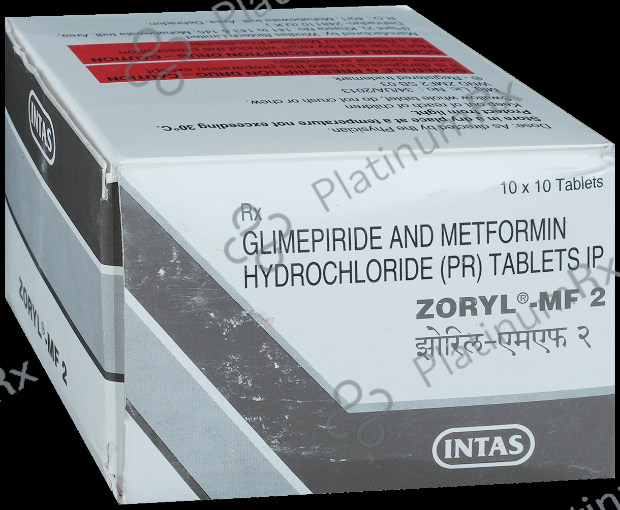 Zoryl MF 2/850mg Tablet PR 10s