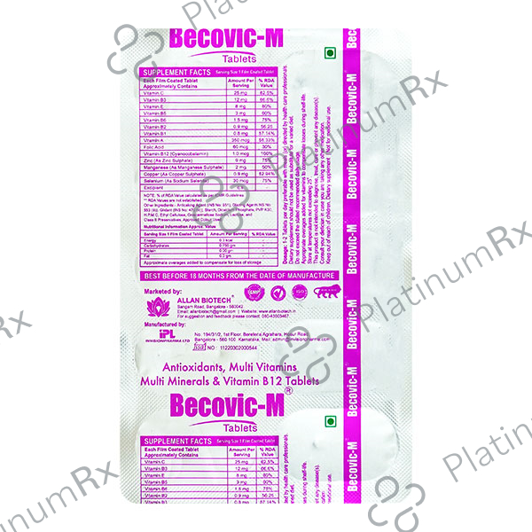 Becovic M Tablet 10s