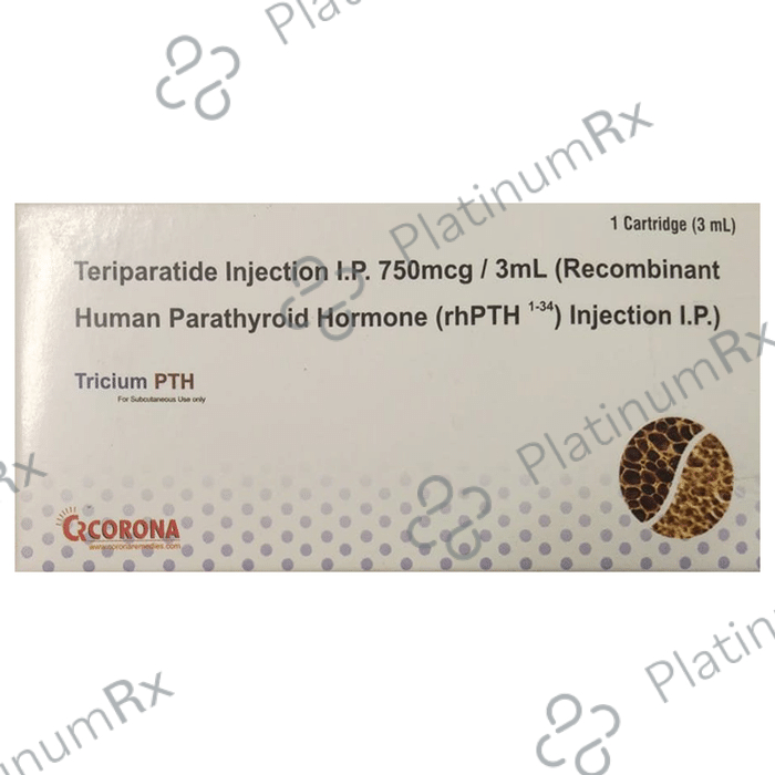 Tricium PTH 750mcg Injection 3ml