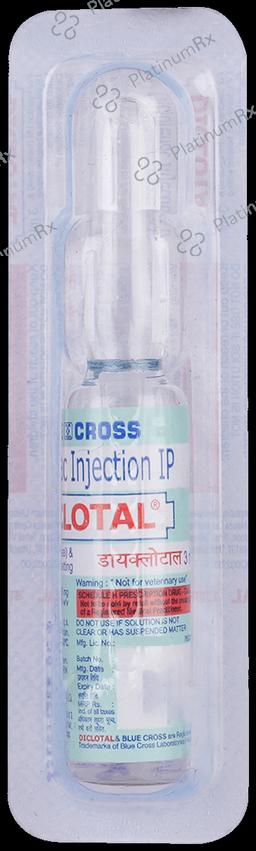 Diclotal 25mg Injection 3ml