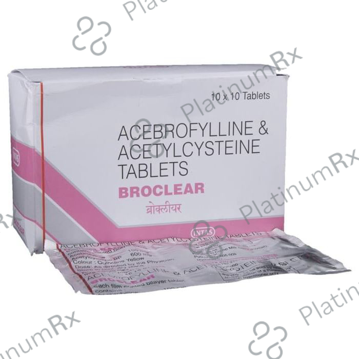 Broclear 100/600mg Tablet 10s