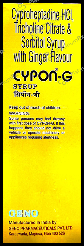 Cypon G Syrup Ginger